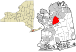 Nassau County New York incorporated and unincorporated areas Old Westbury highlighted